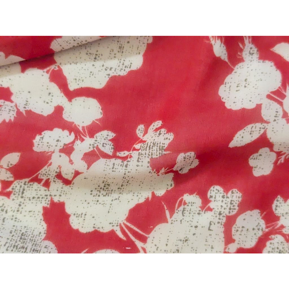 Moon and Sky Floral Maxi Dress Red White Boho Medium - Picture 6 of 12